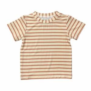 NEW BABYSPROUTS boy's short sleeve tee in maple stripe